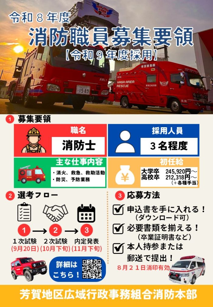 消防職員募集要領